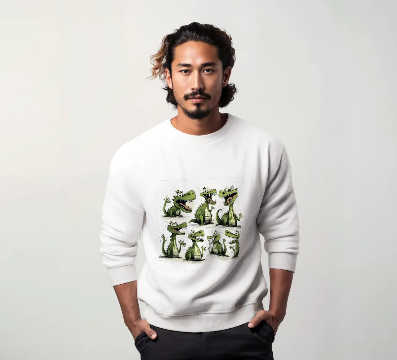 Retro Crocodile Gang felpa da Funny Animals