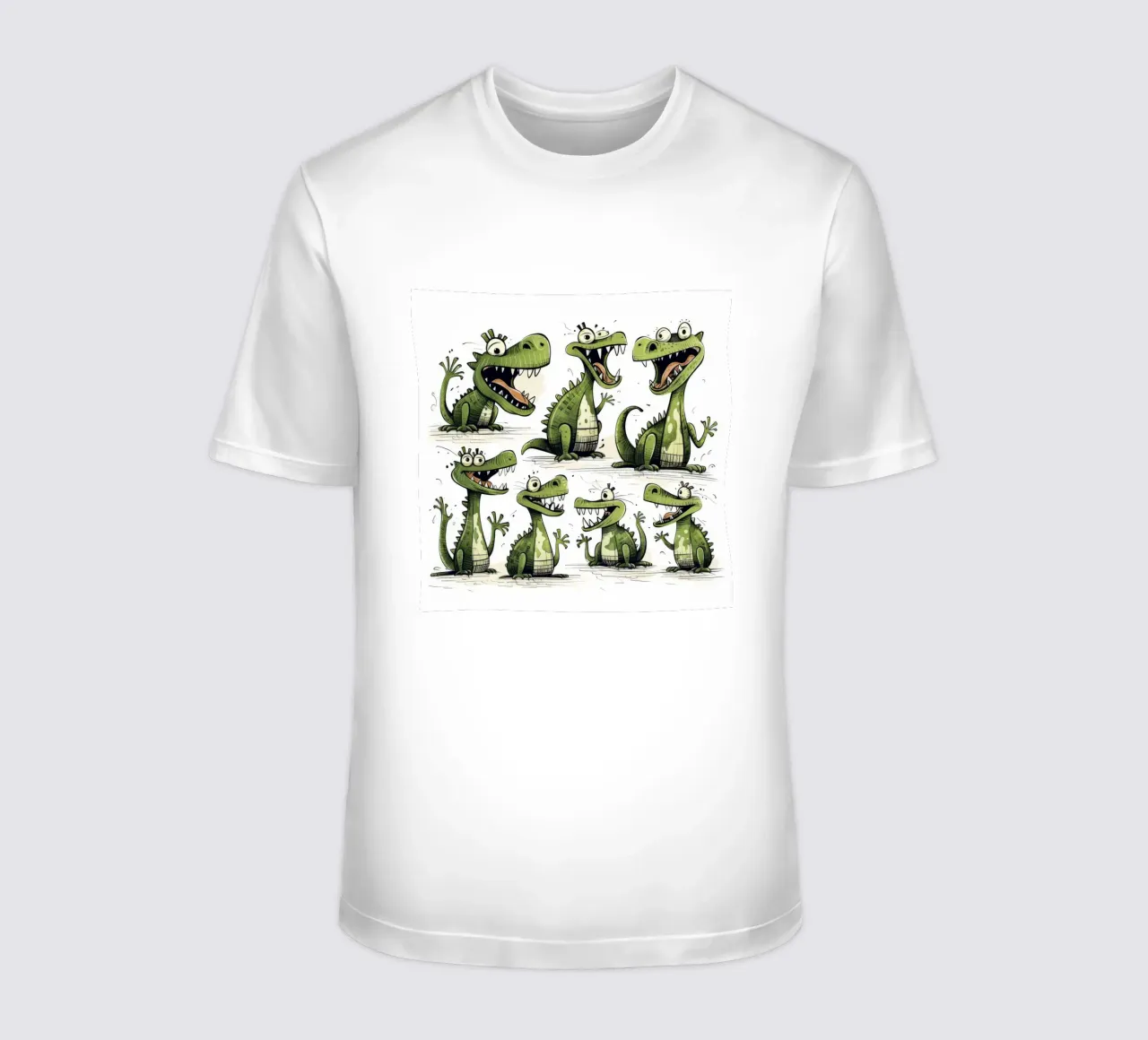 Retro Crocodile Gang t-shirt da Funny Animals