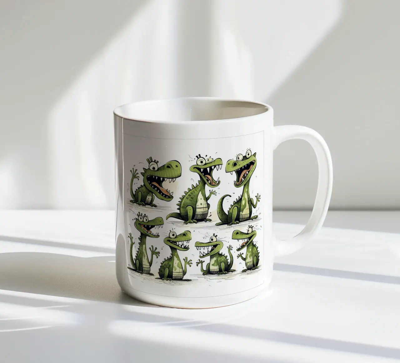 Retro Crocodile Gang tazza in ceramica da Funny Animals