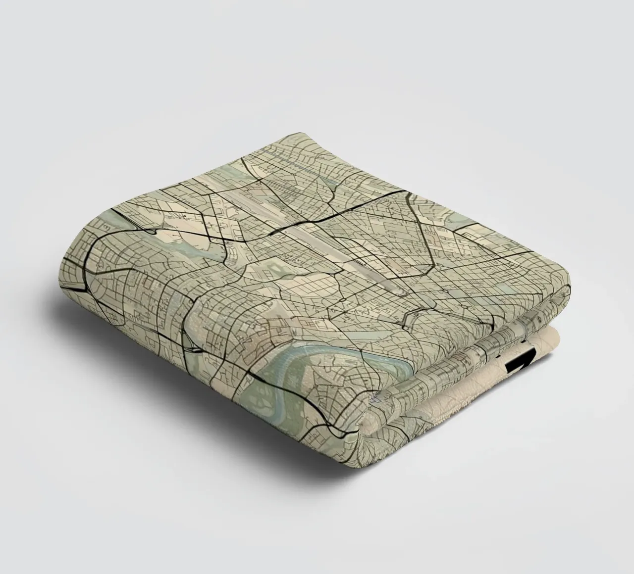Plano de Múnich toalla de baño de Christopher Adams