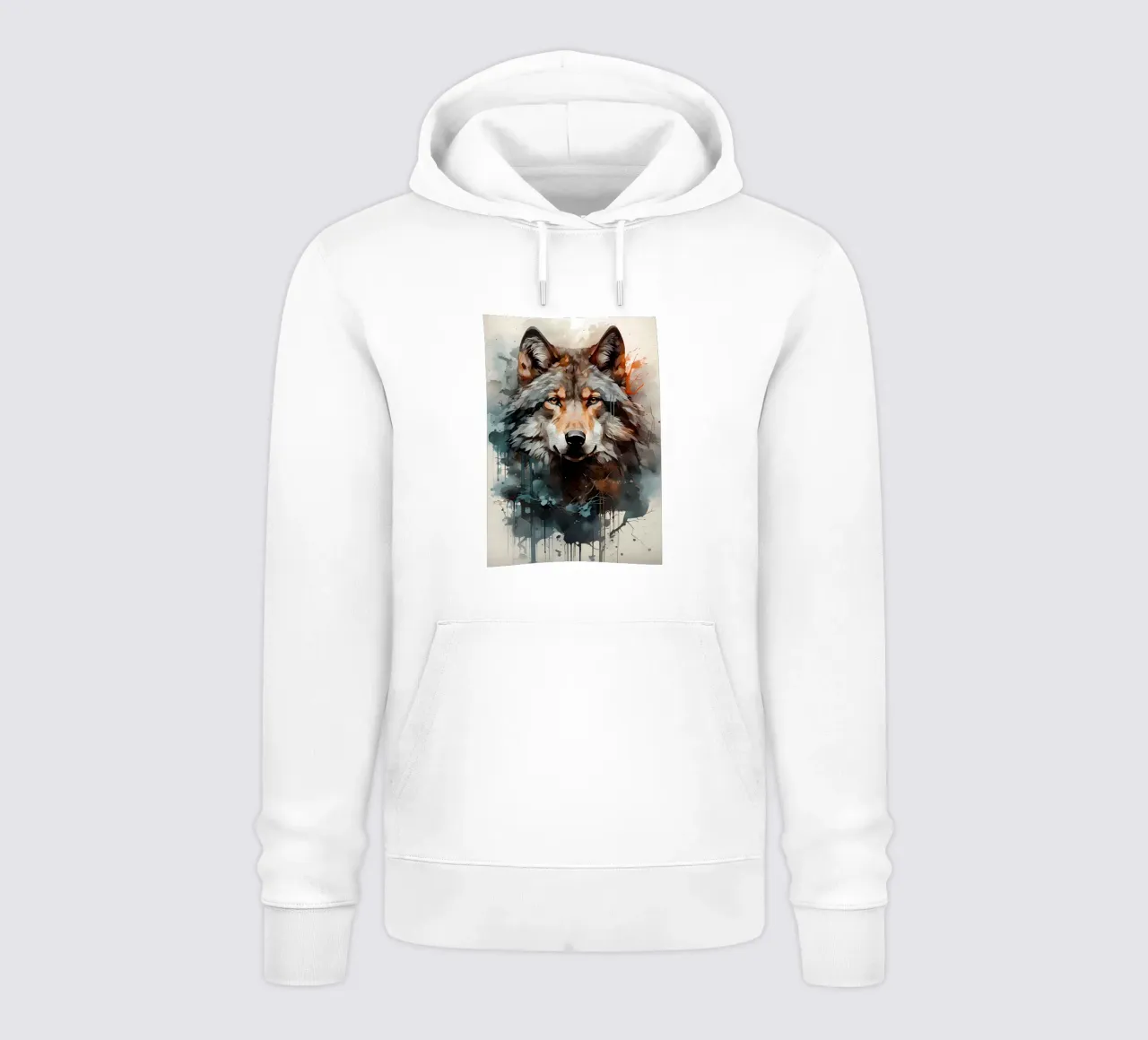 Animale lupo felpa con cappuccio da Pierre Walton
