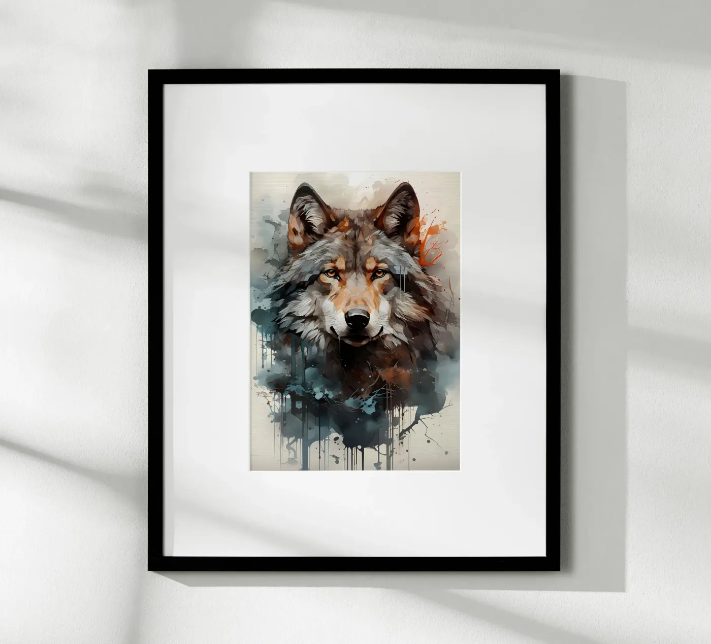 Animale lupo poster da Pierre Walton
