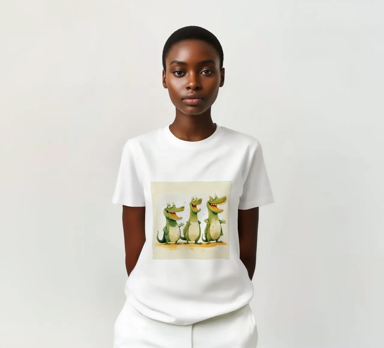 Retro Crocodile Gang t-shirt da Funny Animals