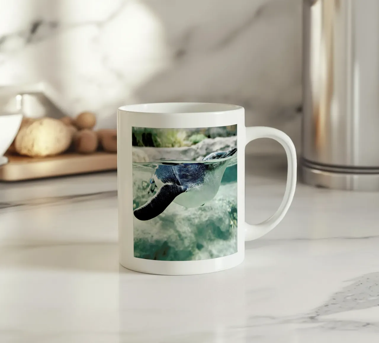 Pingu tazza in ceramica da Charlotte Curd