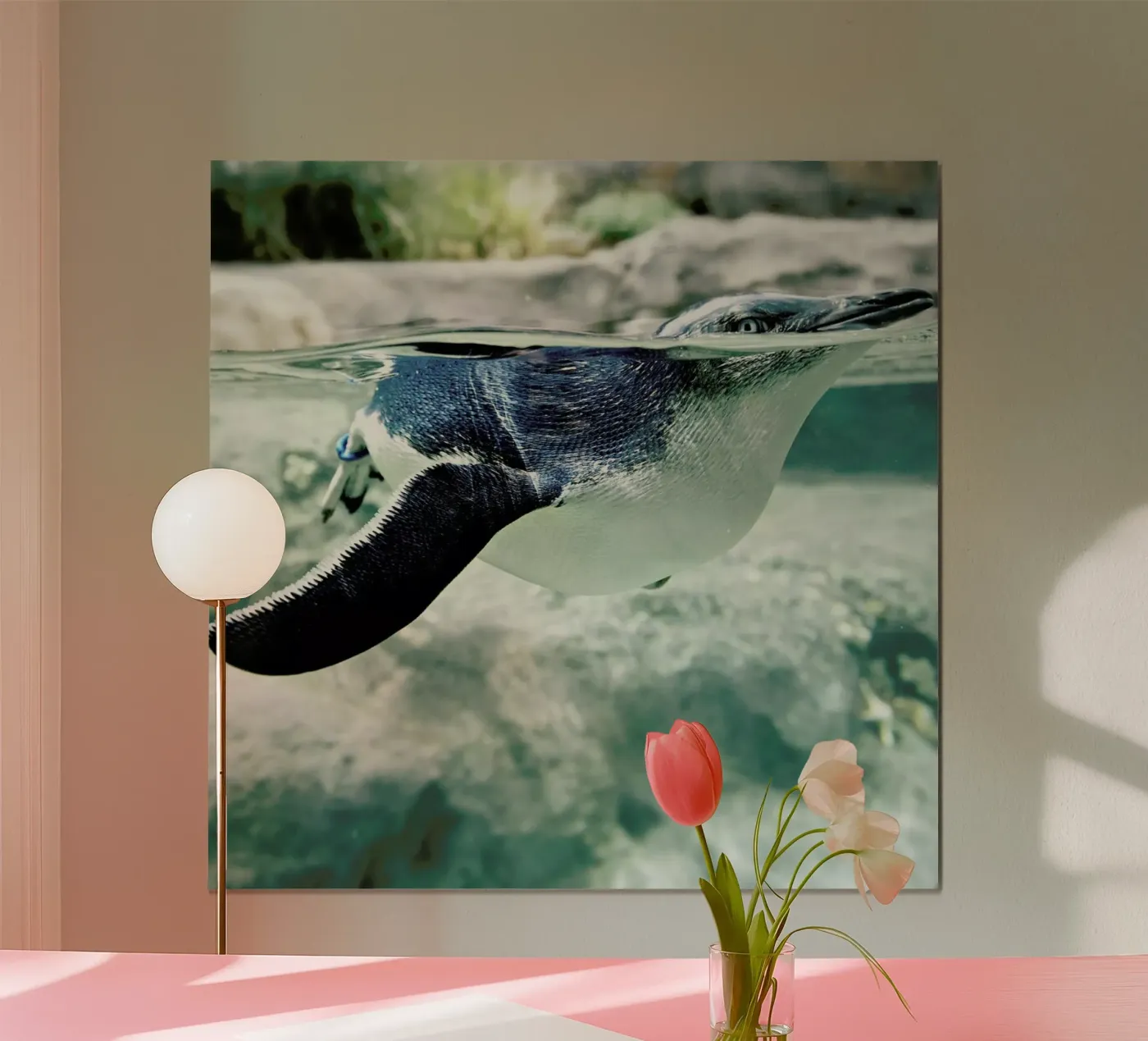 Pingu poster by Charlotte Curd