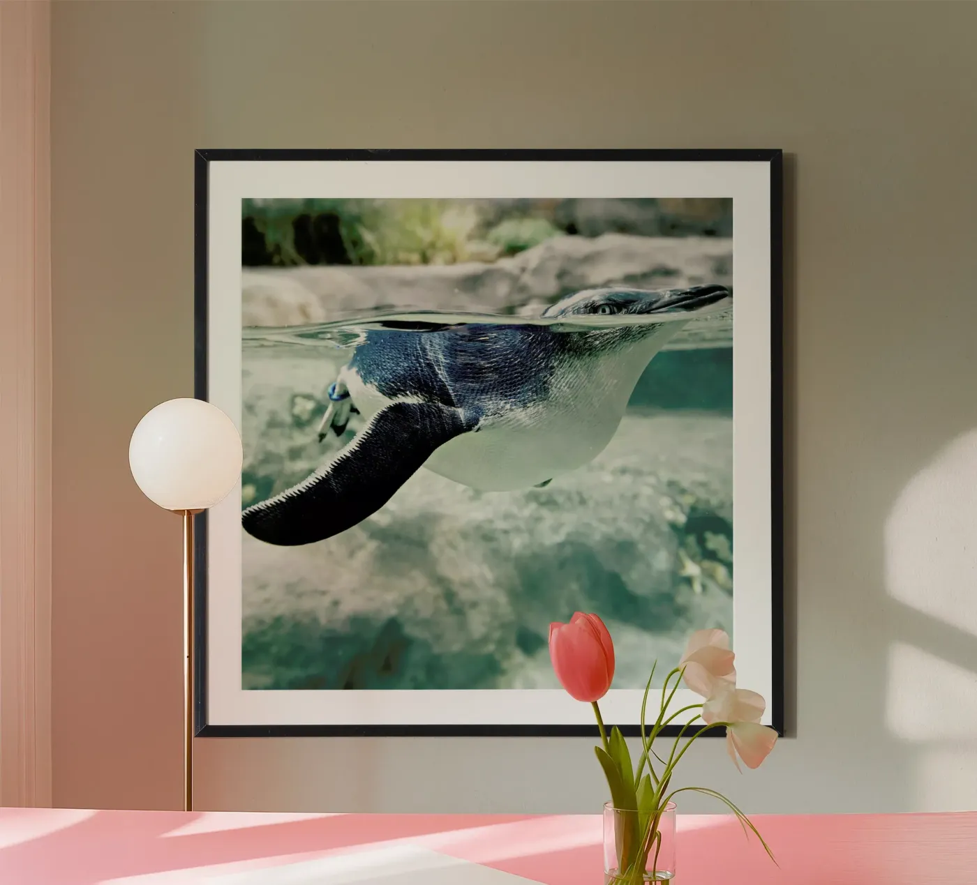 Pingu poster by Charlotte Curd