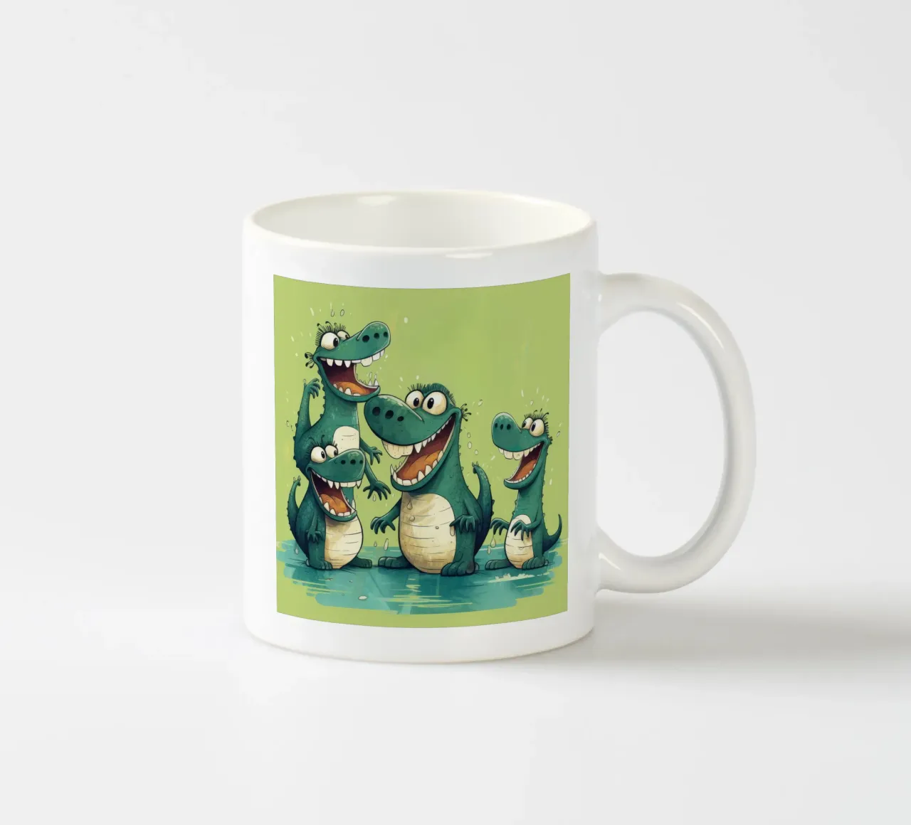 Retro Crocodile Gang tazza in ceramica da Funny Animals