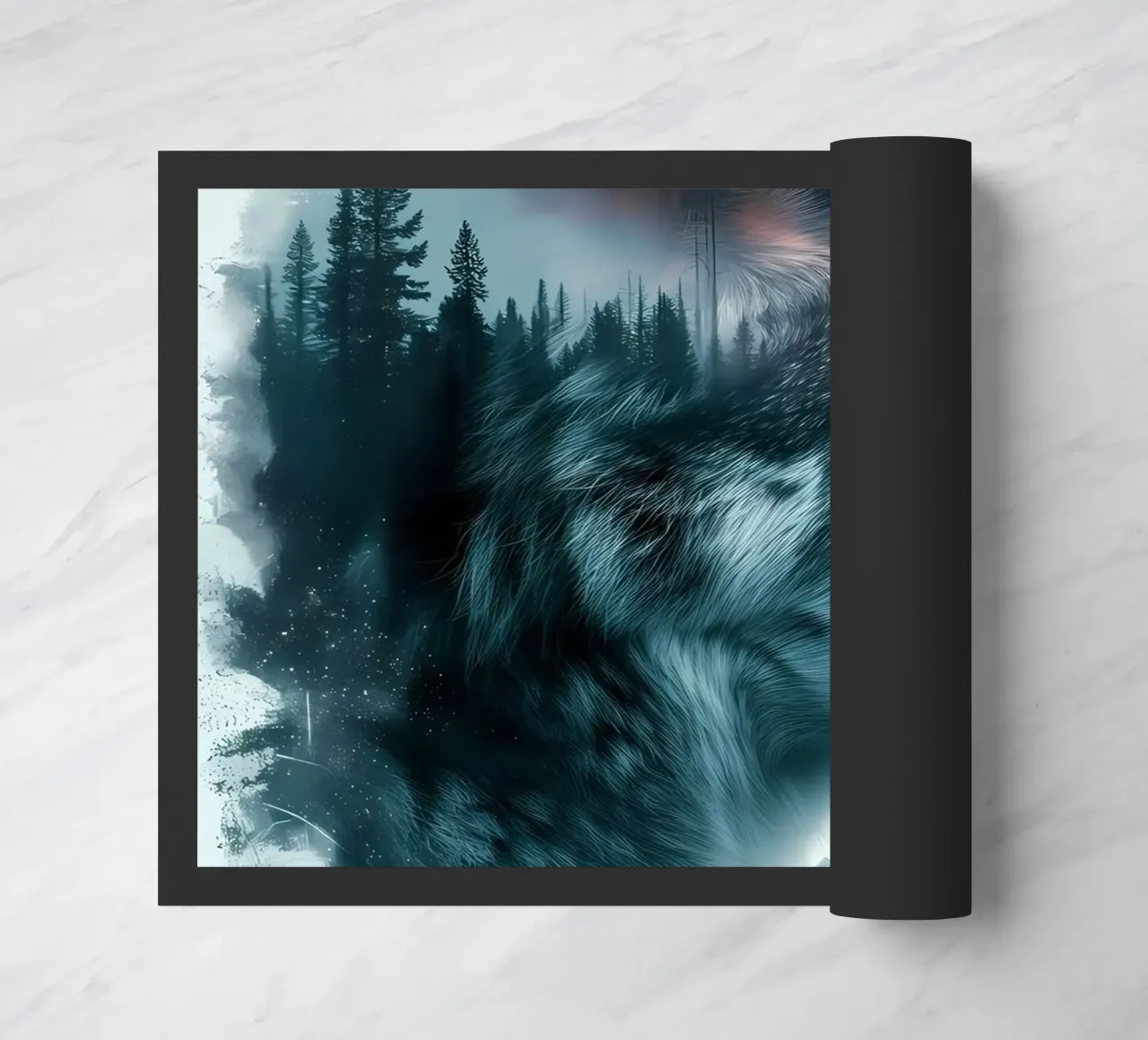 Wolf Dier deurmat van Pierre Walton