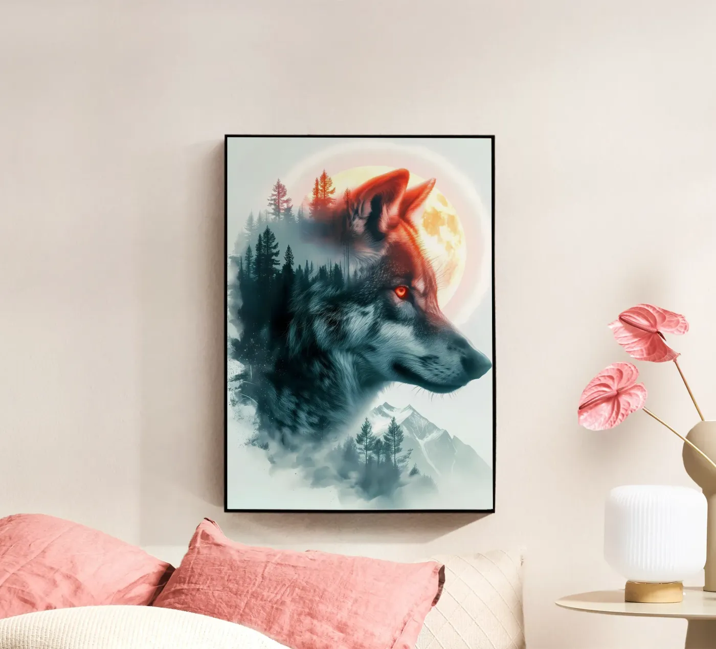 Wolf Animal plexiglass da Pierre Walton