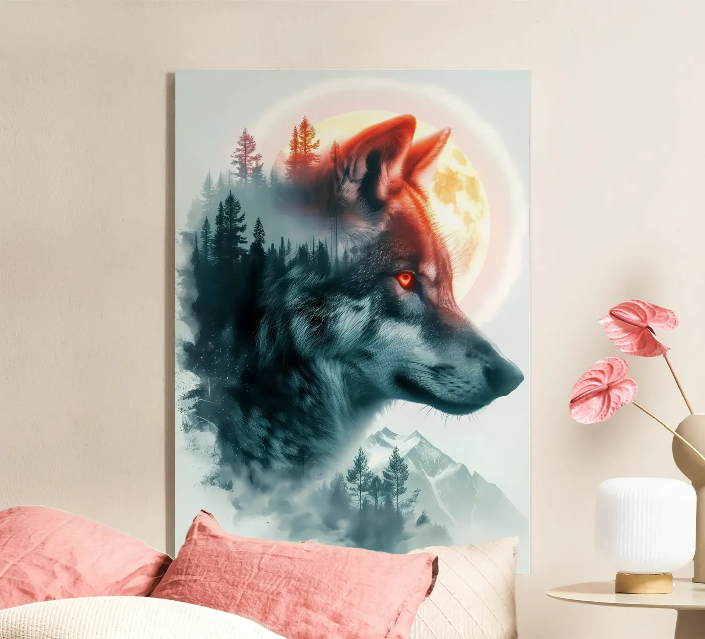 Wolf Animal plexiglass da Pierre Walton