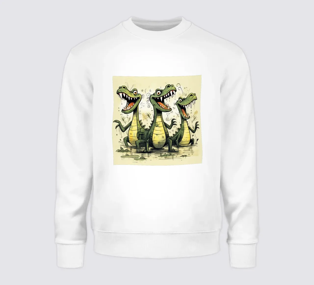 Retro Crocodile Gang felpa da Funny Animals