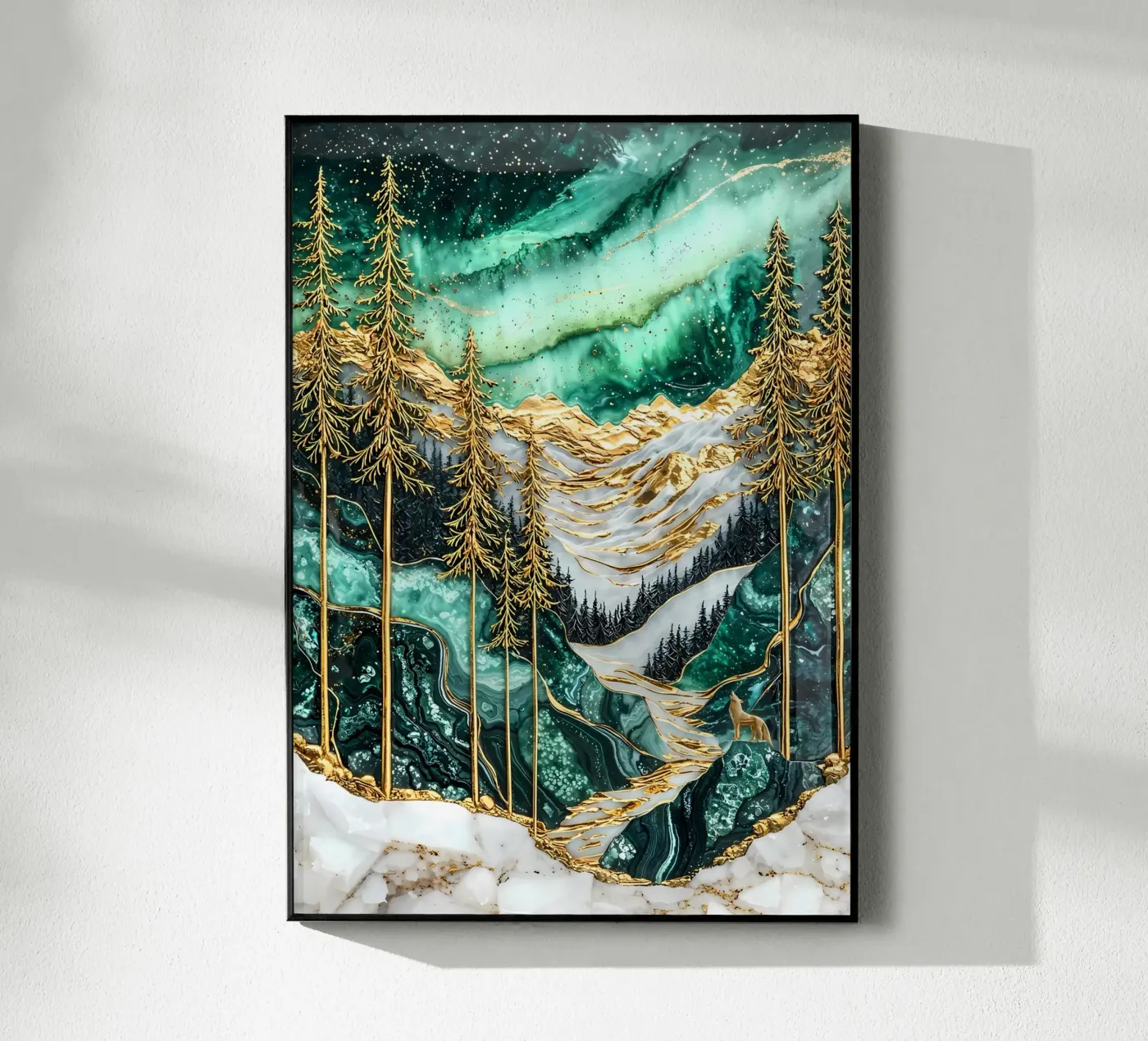 Wolf Animal plexiglass da Pierre Walton