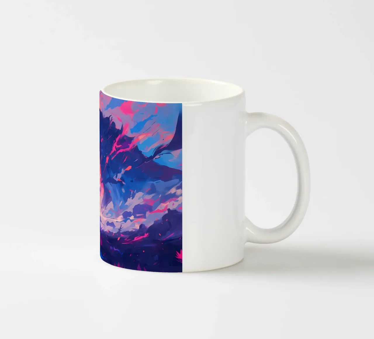 Animale lupo tazza in ceramica da Pierre Walton
