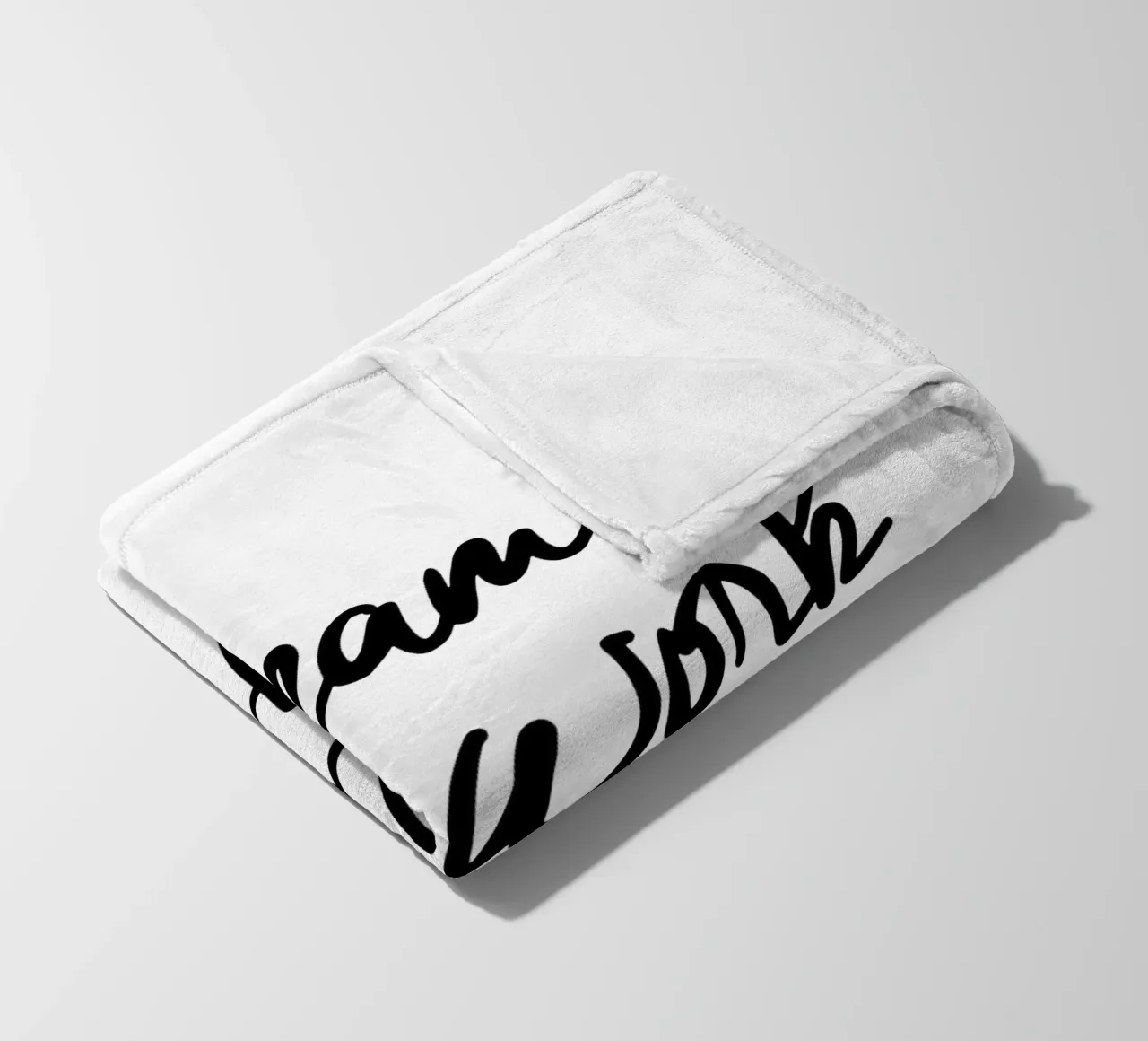Dreams Don't Work Unless You Do Typografie Design Monochrome fleece blanket by THE MOTIVATED TYPE