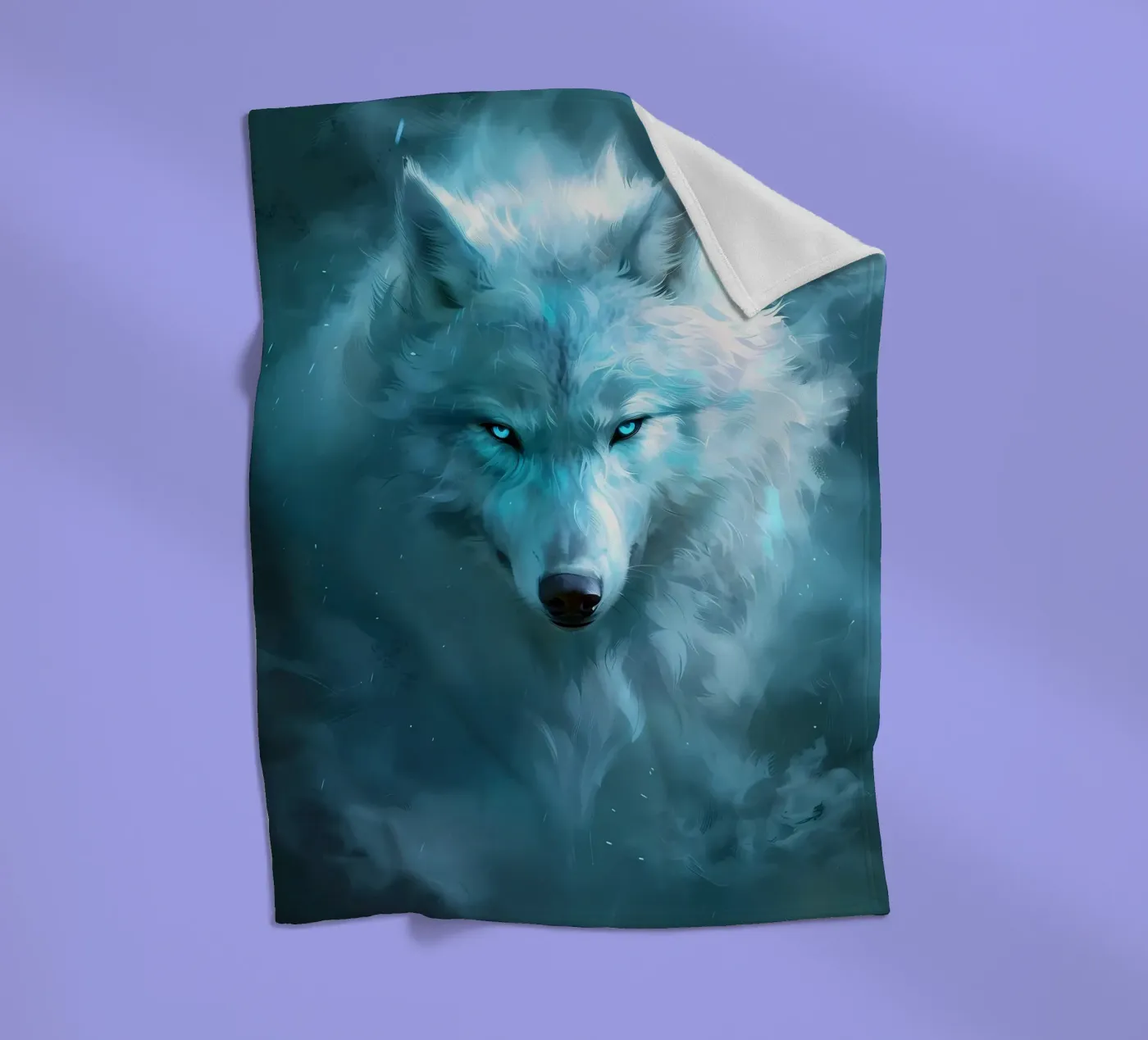Wolf Dier fleecedeken van Pierre Walton