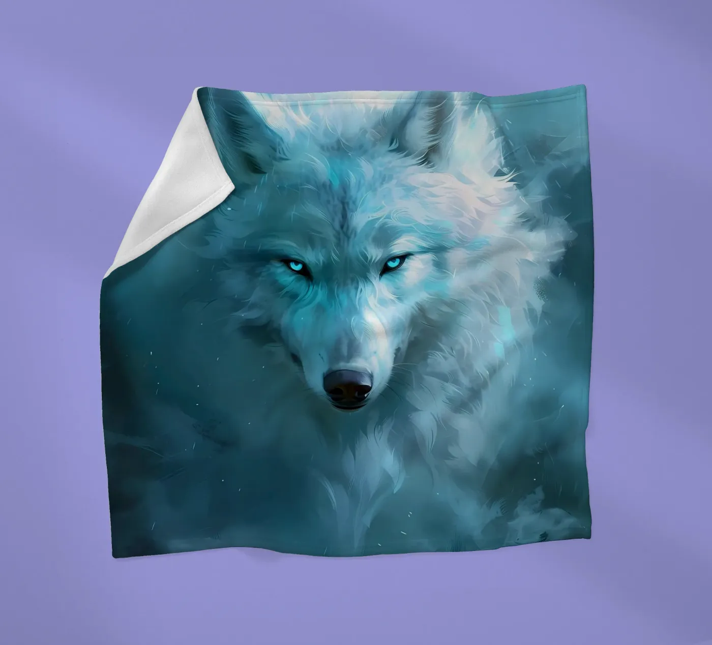 Wolf Dier fleecedeken van Pierre Walton
