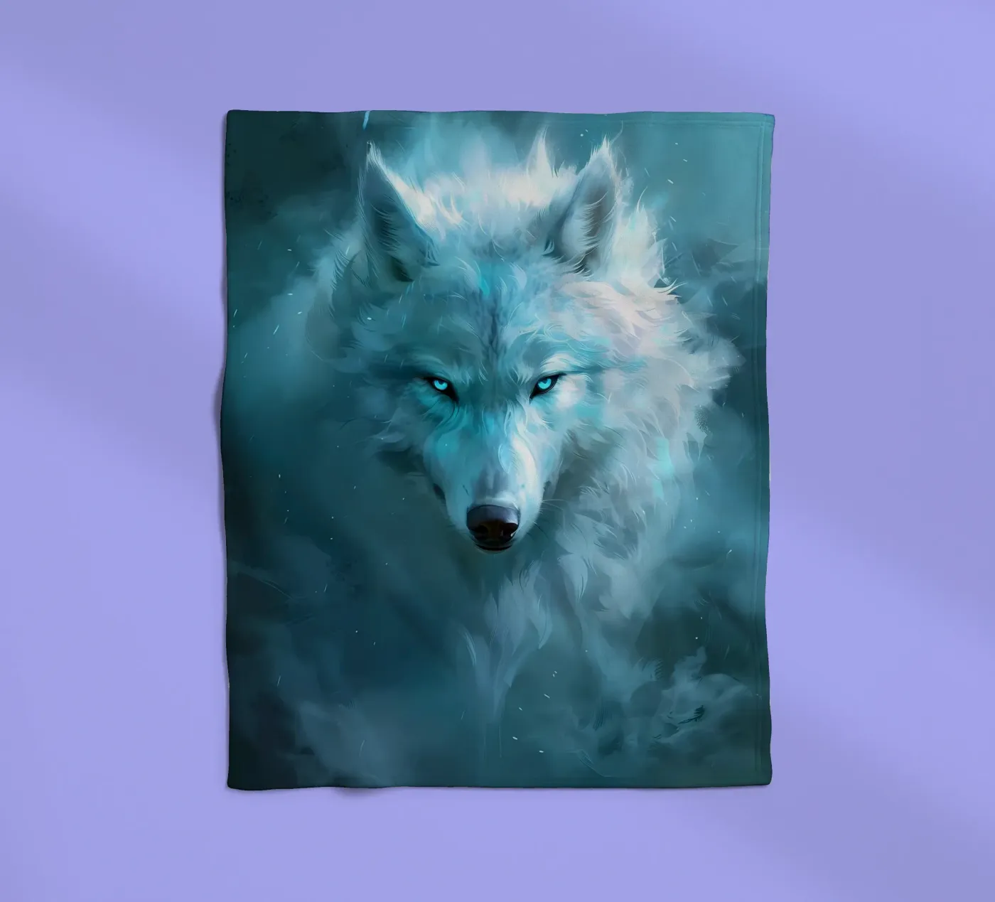 Wolf Dier fleecedeken van Pierre Walton