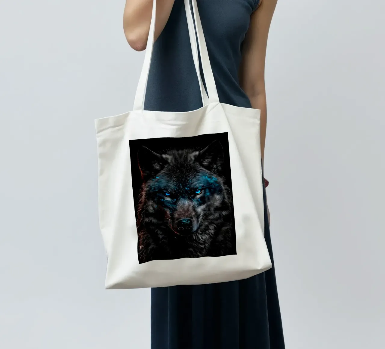 Wolf Animal tote bag by Pierre Walton