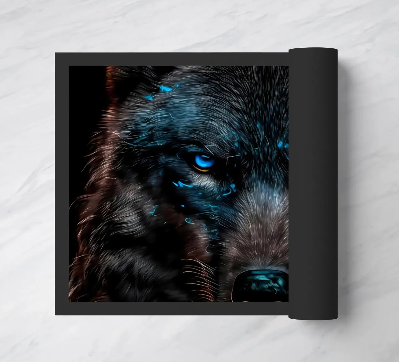 Wolf Dier deurmat van Pierre Walton