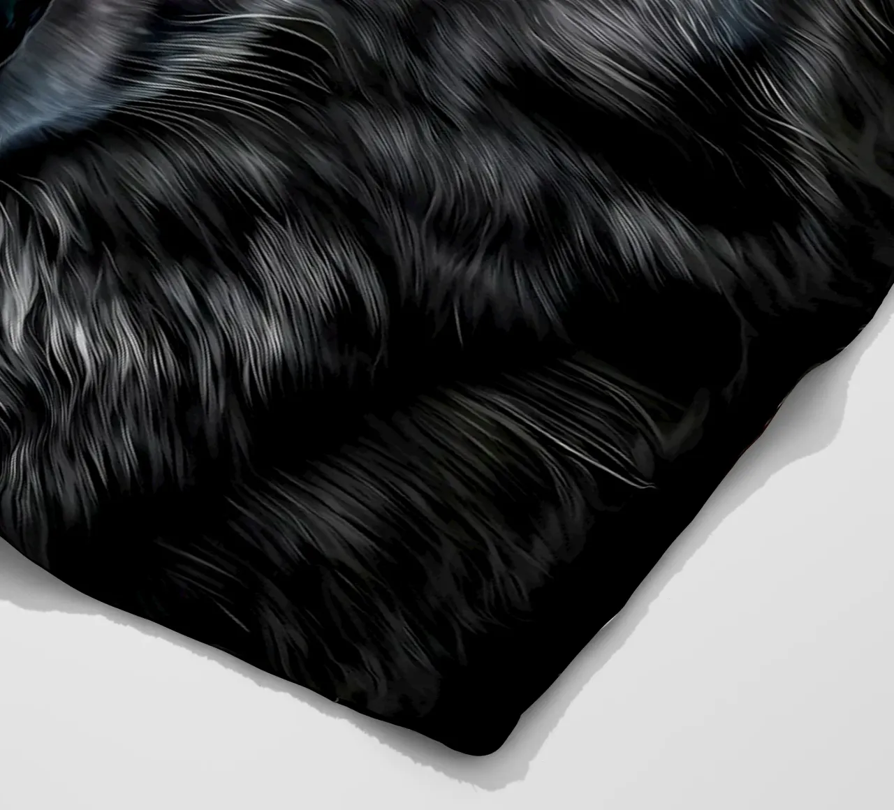 Animale lupo coperta in pile da Pierre Walton