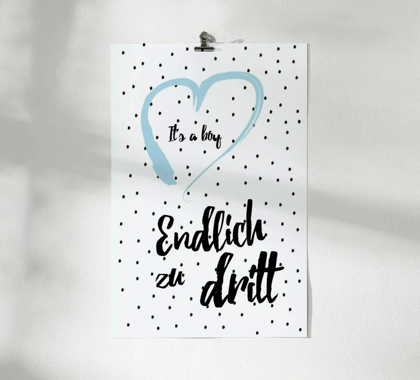 Boy 3 poster van Froilein Juno