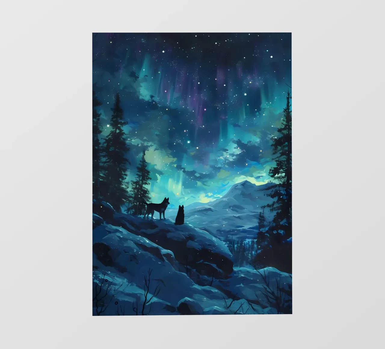 Wolf Animal photo wallpaper by Pierre Walton