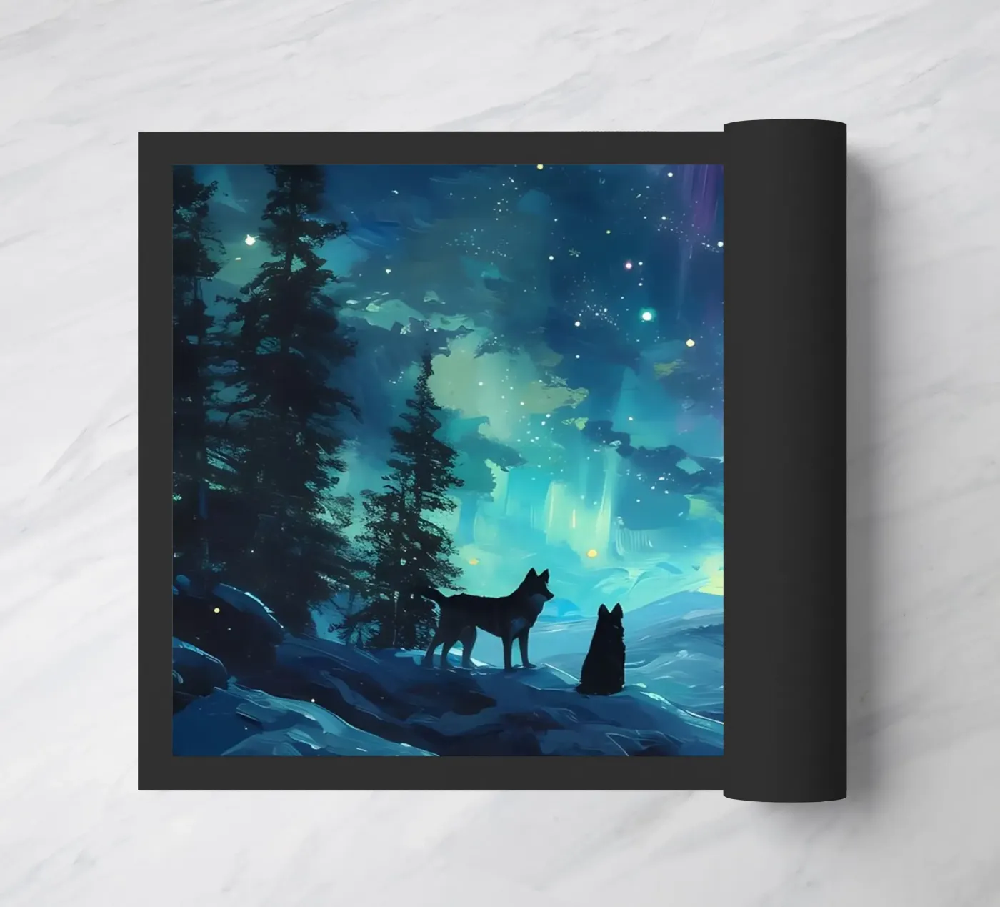 Wolf Animal paillasson de Pierre Walton