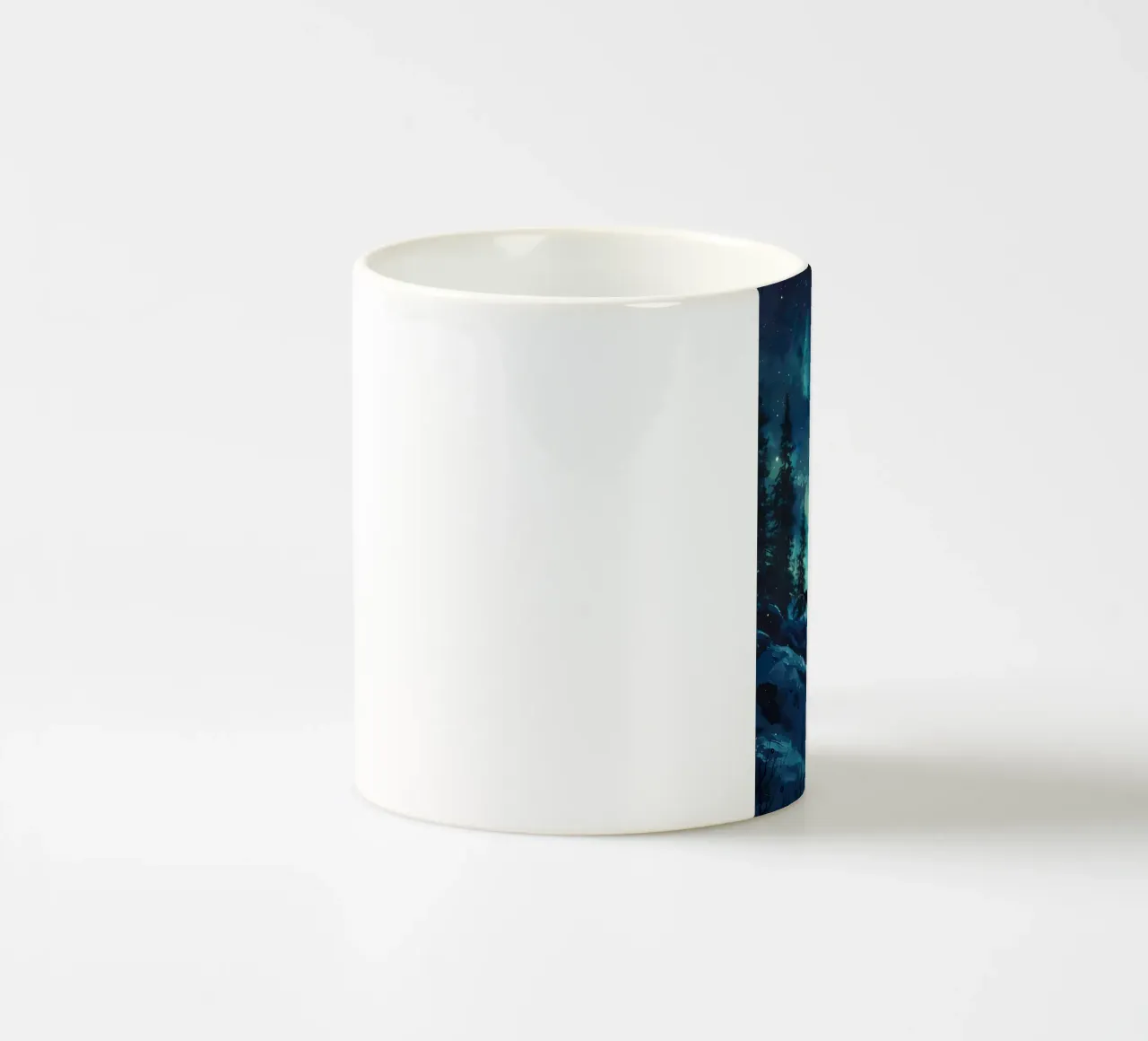 Animale lupo tazza in ceramica da Pierre Walton