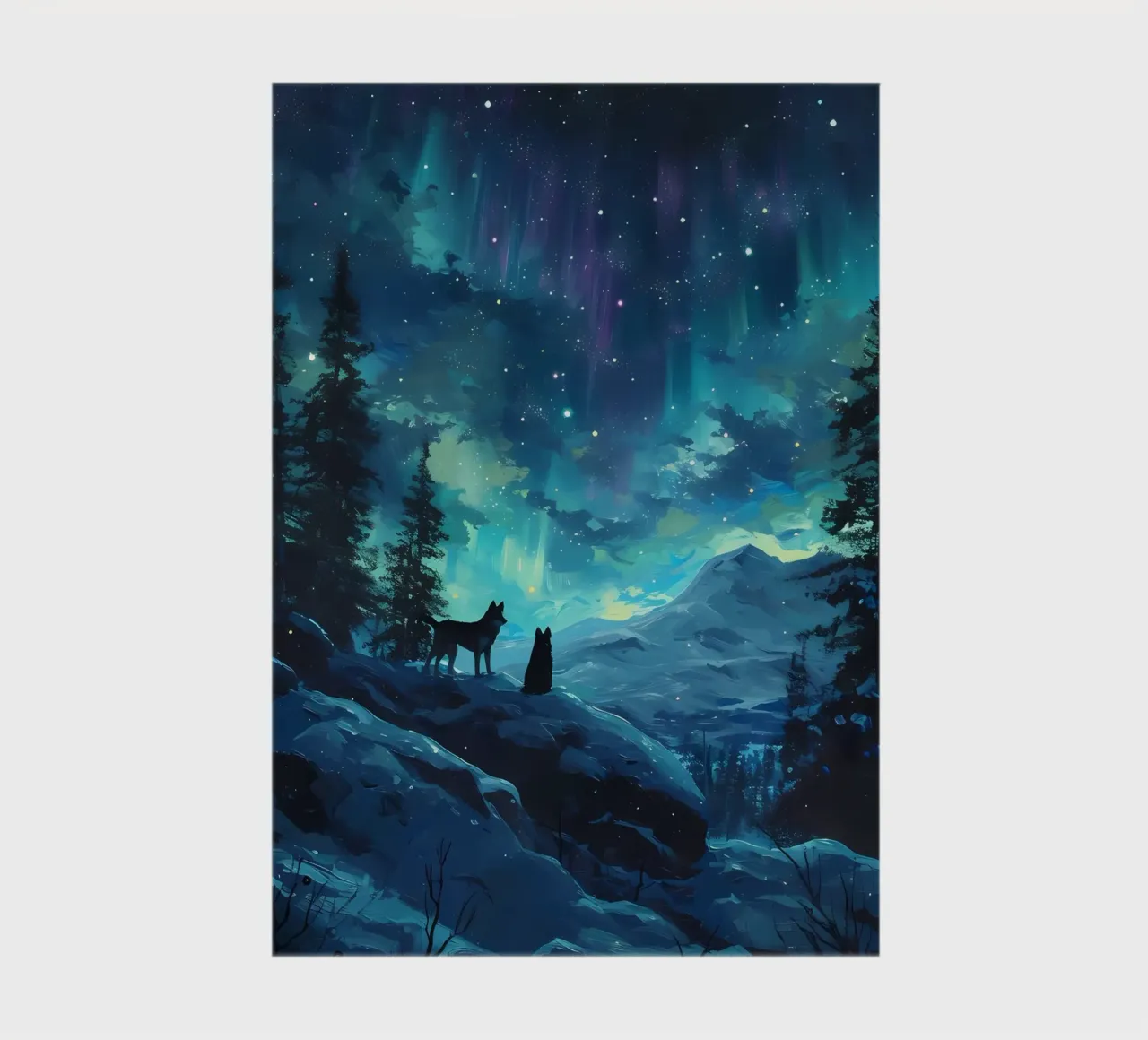 Wolf Animal notebook by Pierre Walton