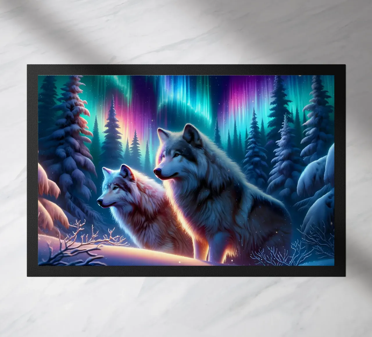 Wolf Dier deurmat van Pierre Walton