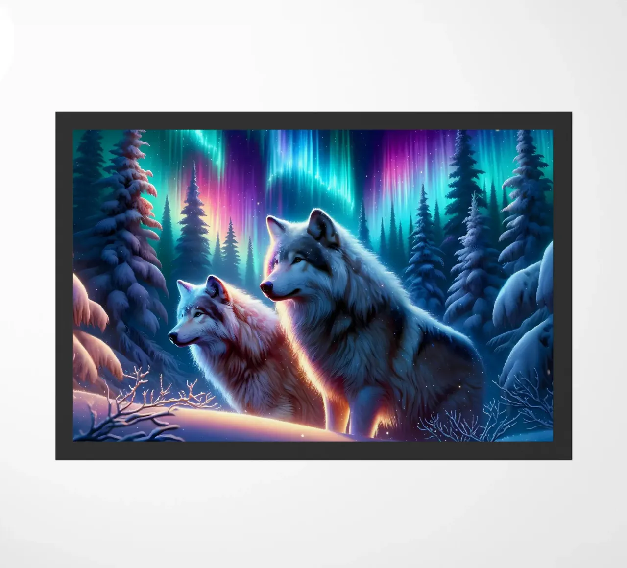 Wolf Dier deurmat van Pierre Walton