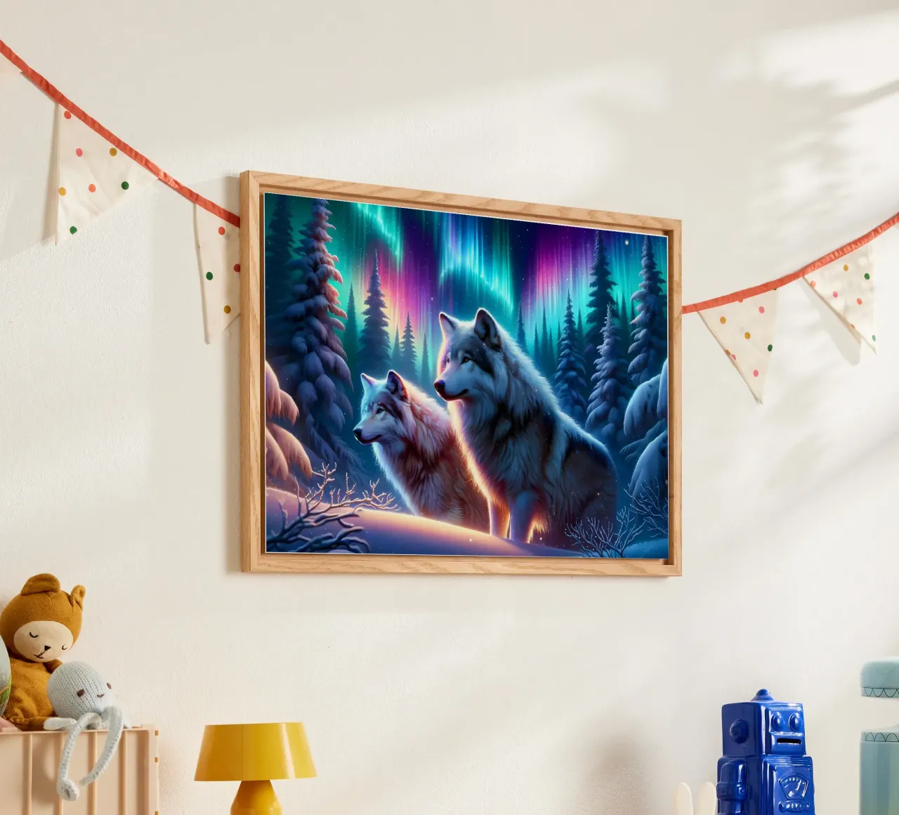 Animale lupo plexiglass da Pierre Walton