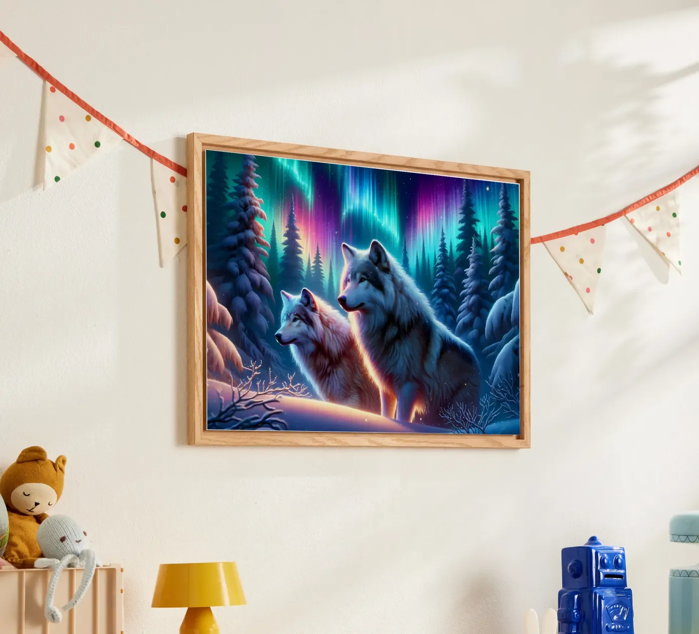 Animale lupo plexiglass da Pierre Walton