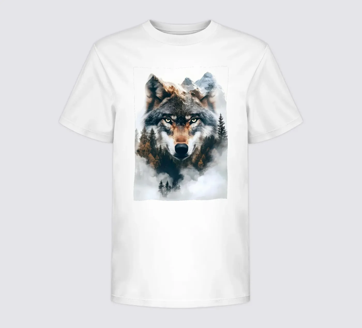 Wolf Dier kinder t-shirt van Pierre Walton