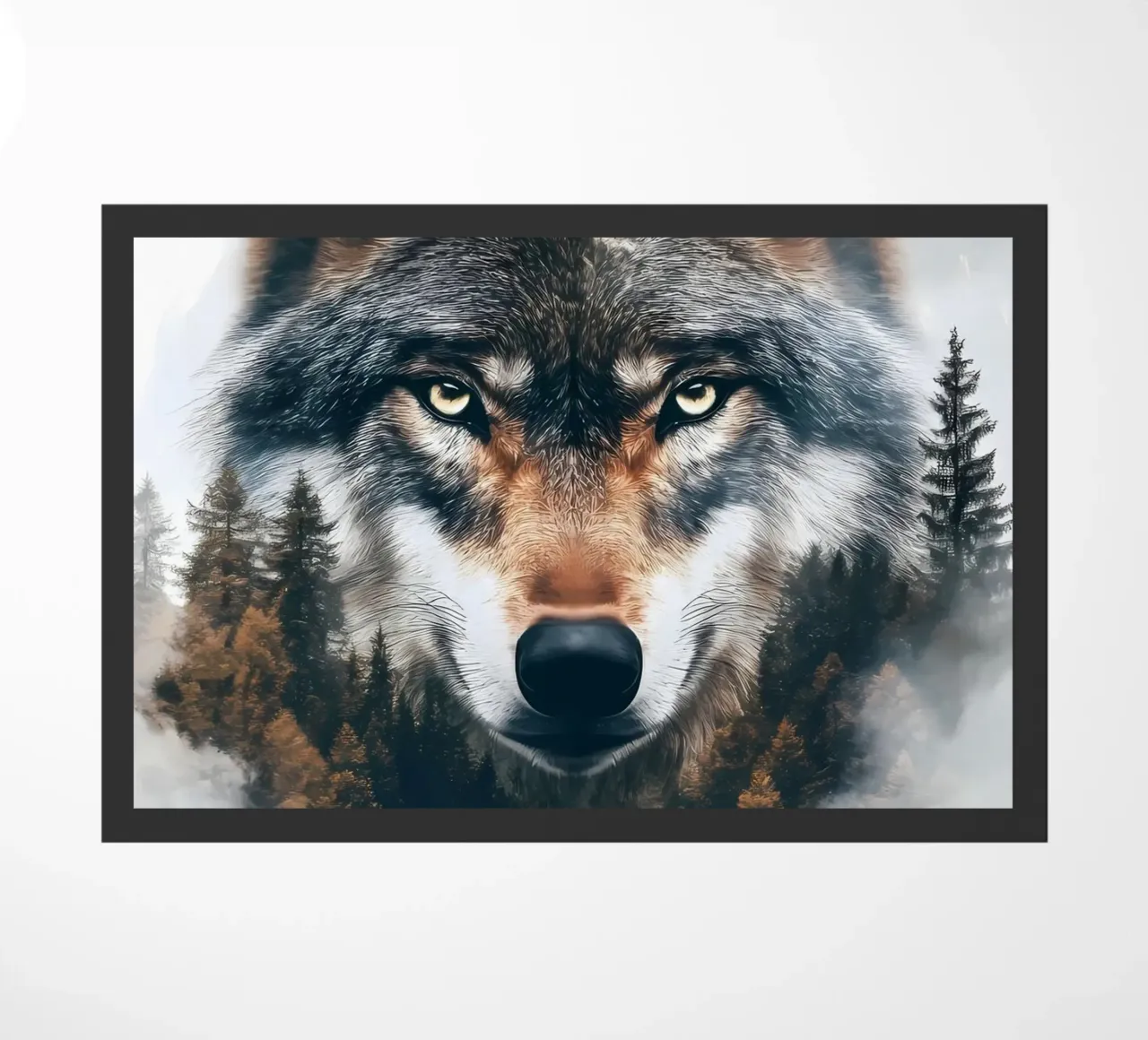 Wolf Dier deurmat van Pierre Walton