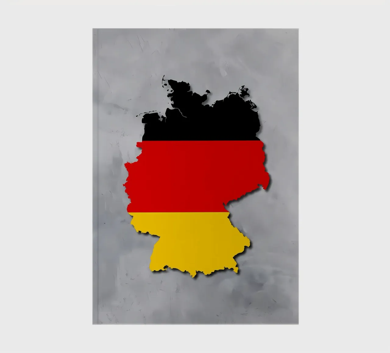 germany flag map notebook by Christopher Adams