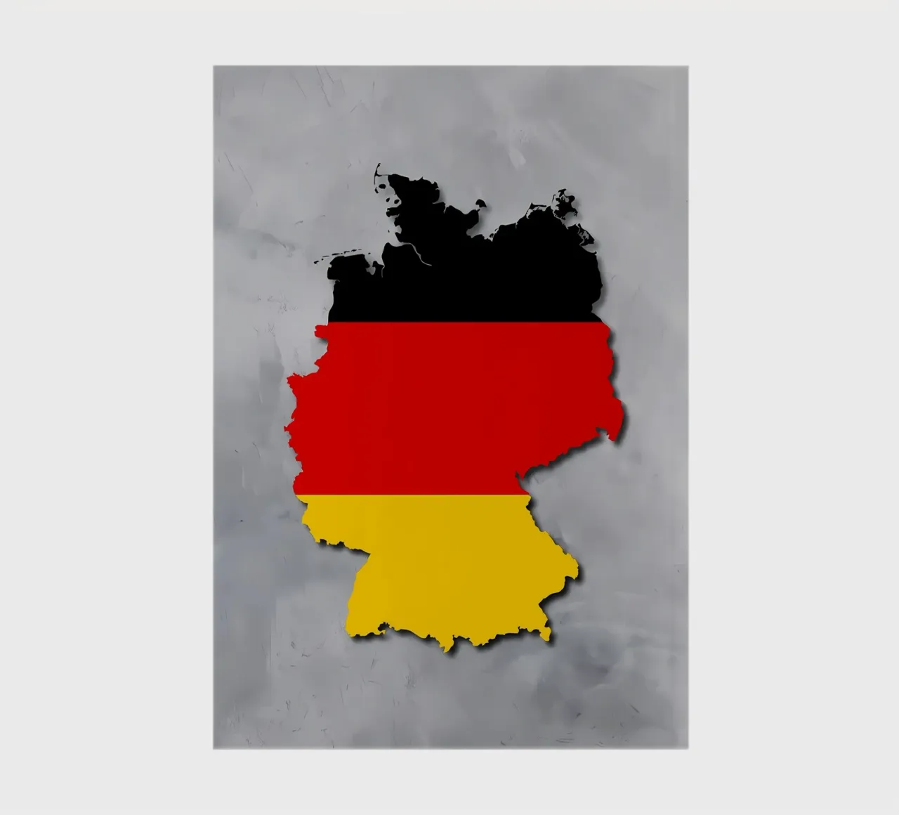 germany flag map notebook by Christopher Adams