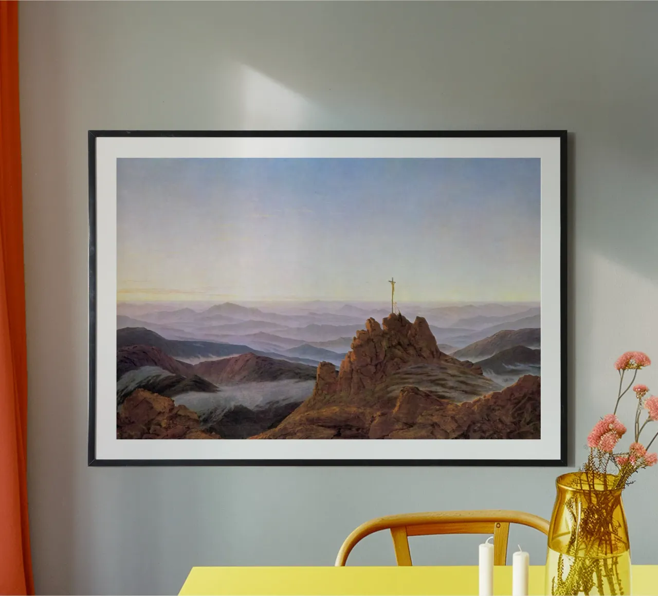 Caspar David Friedrich - Mattino sui monti giganti carta hahnemühle da Timeless Artworks