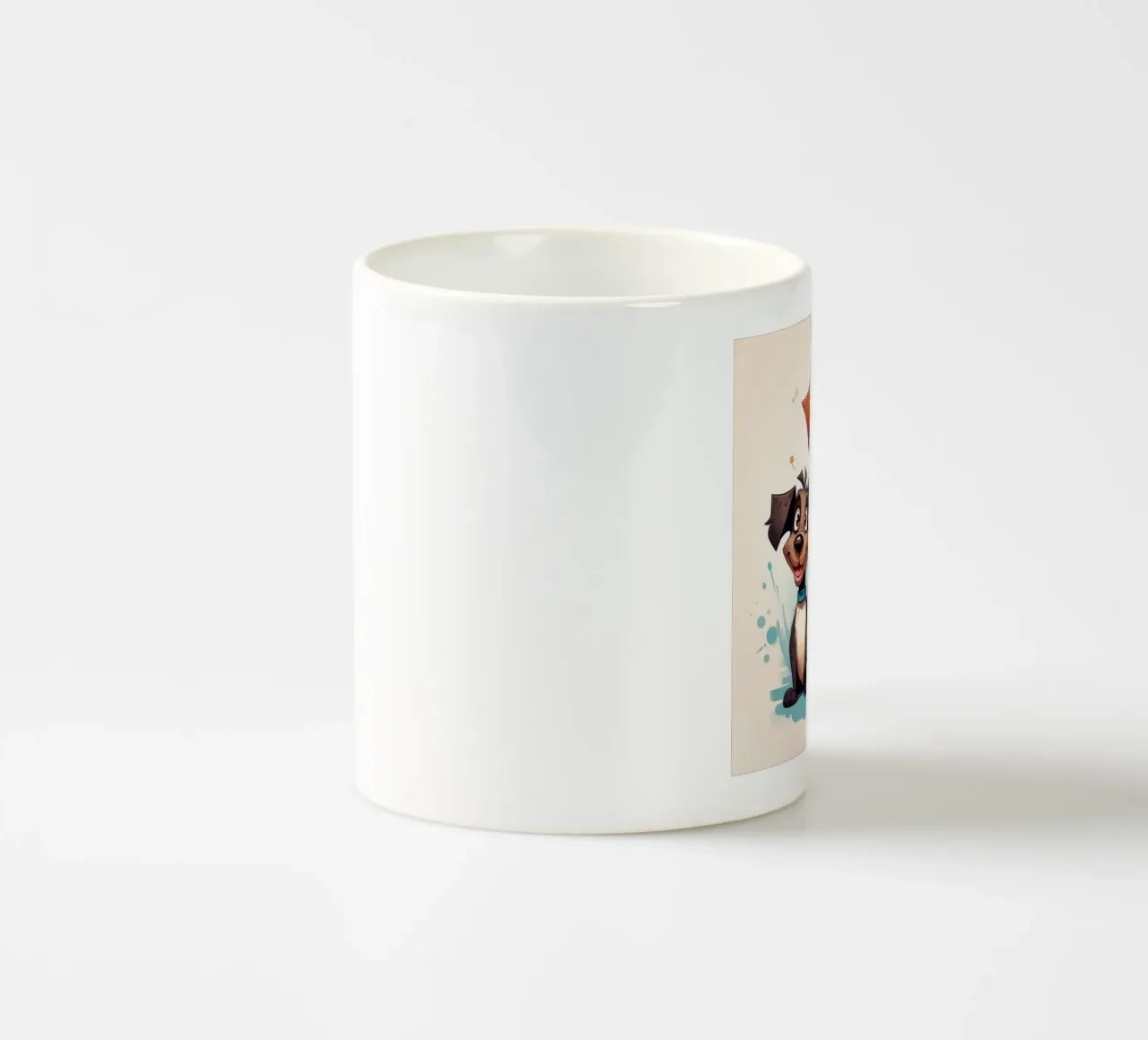 Retro Funny Cute Dogs Cartoons Keramik Tasse von Funny Animals