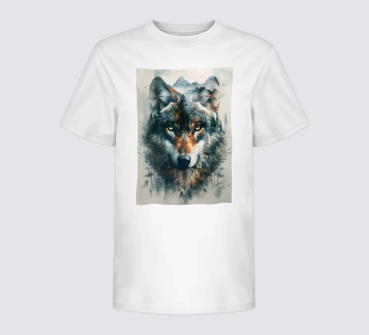 Wolf Dier kinder t-shirt van Pierre Walton