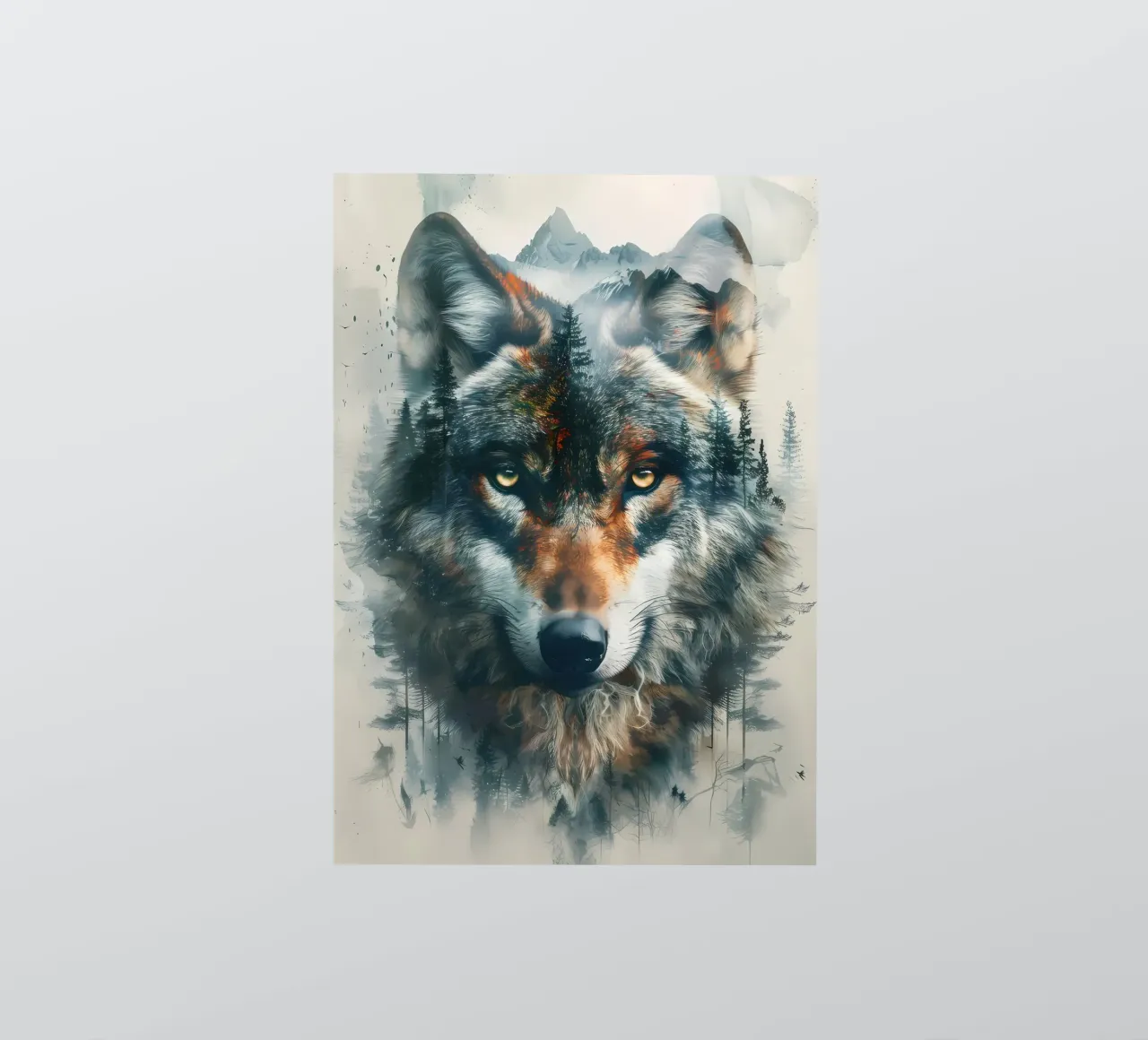 Wolf Animal sticker by Pierre Walton
