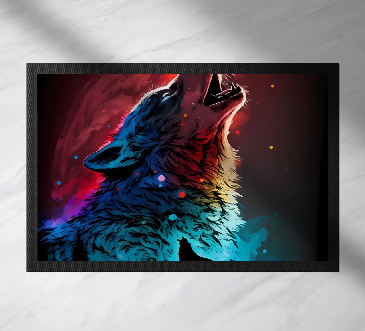 Wolf Dier deurmat van Pierre Walton