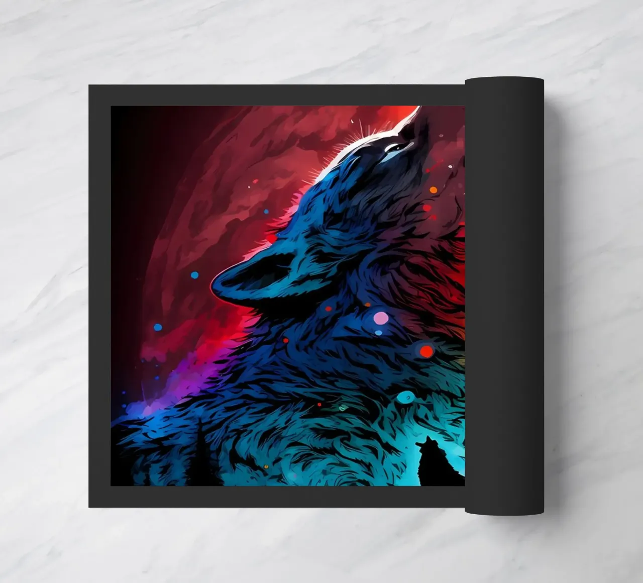 Wolf Dier deurmat van Pierre Walton