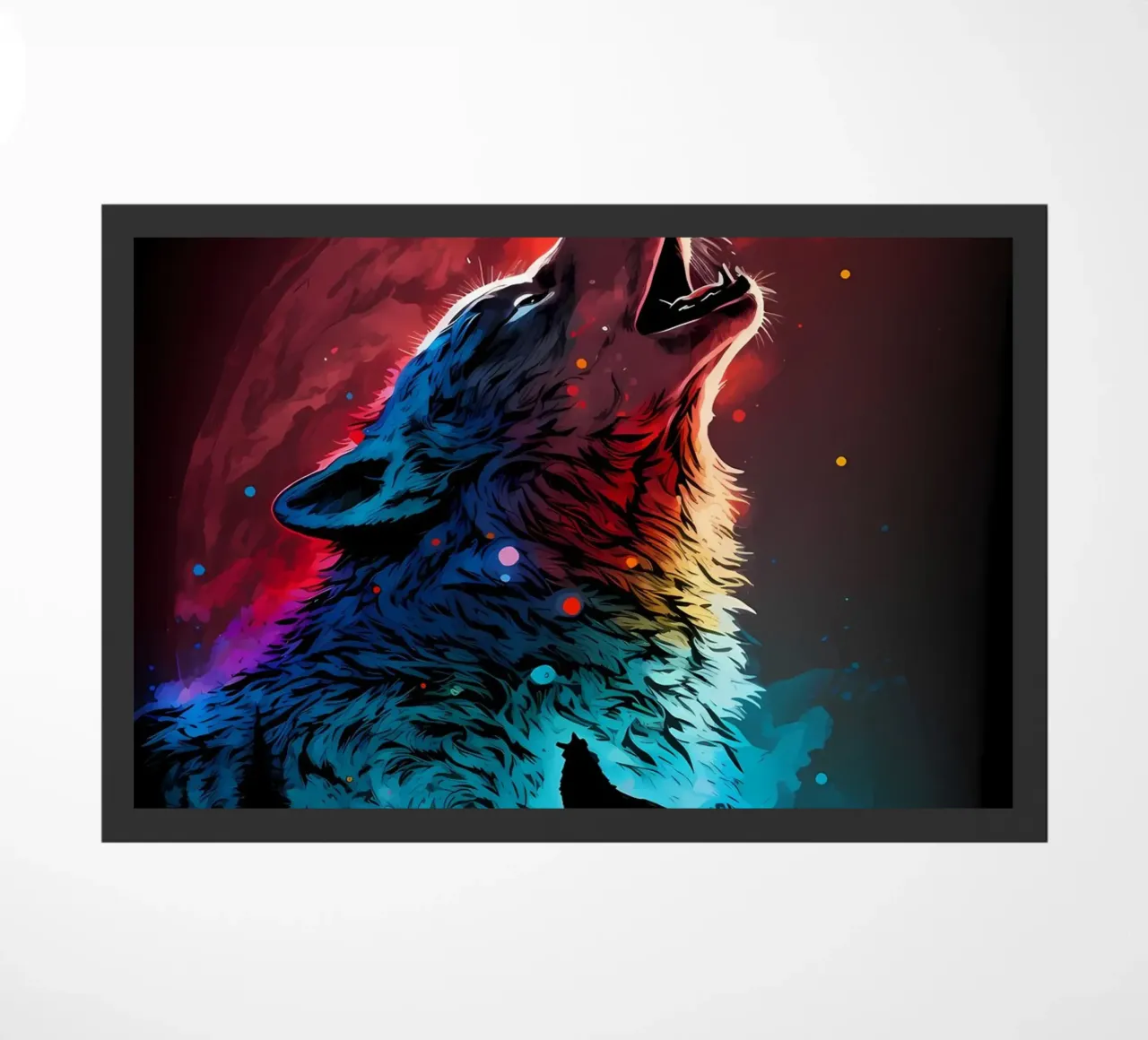 Wolf Dier deurmat van Pierre Walton