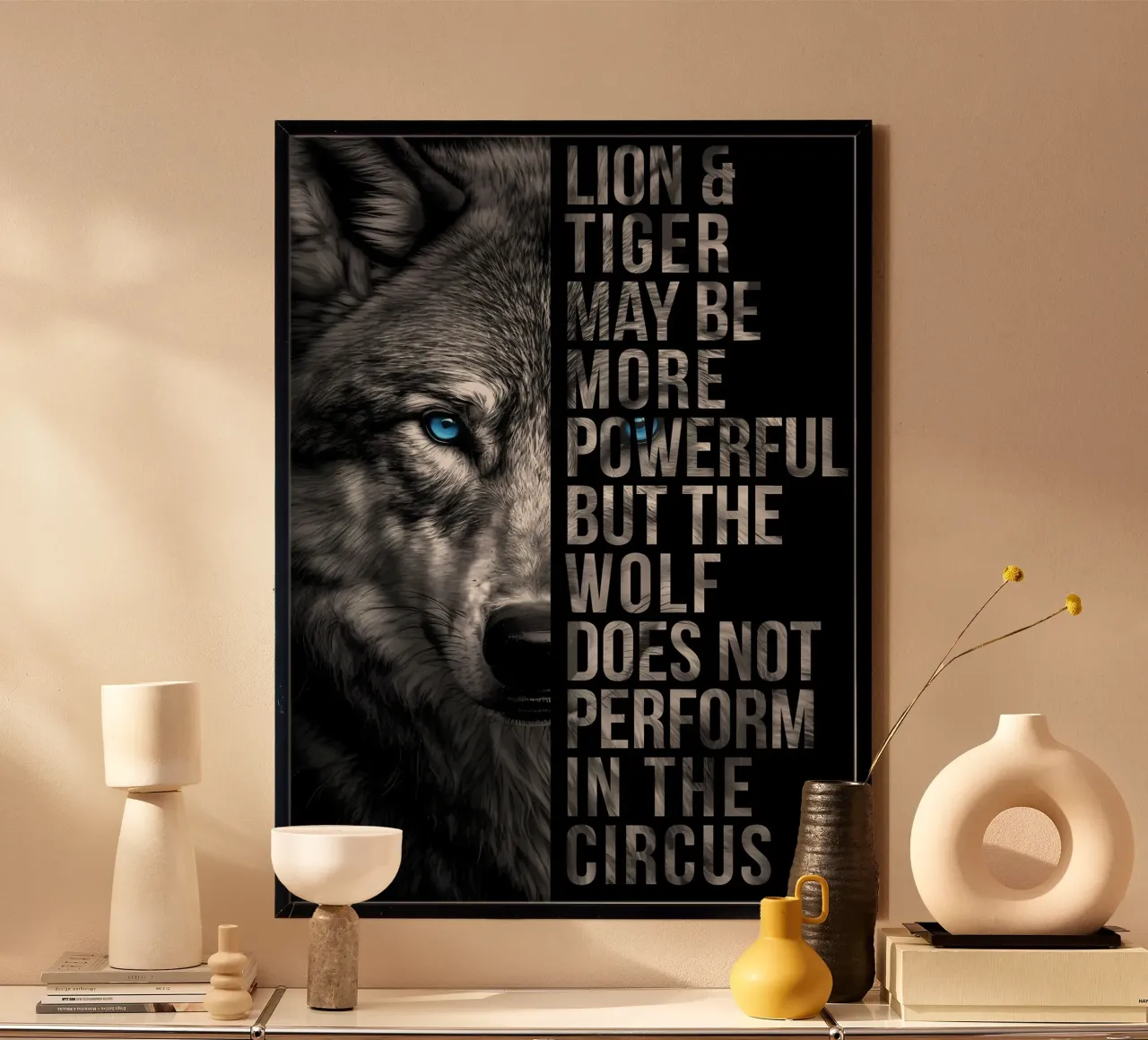 Animale lupo poster da Pierre Walton