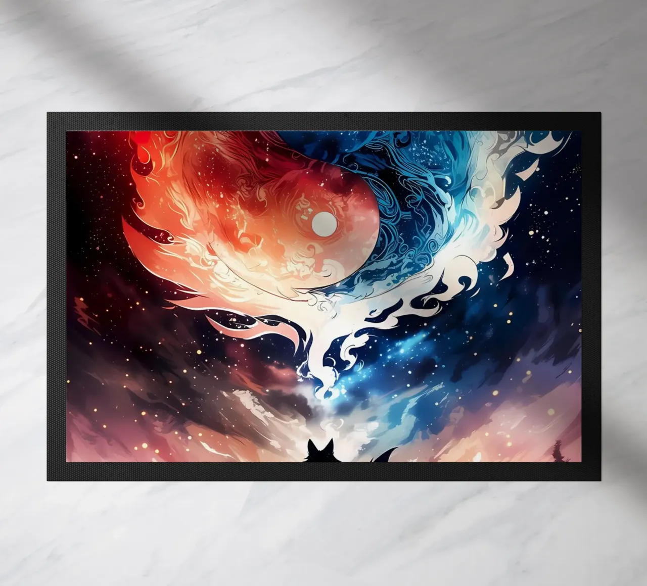 Wolf Dier deurmat van Pierre Walton