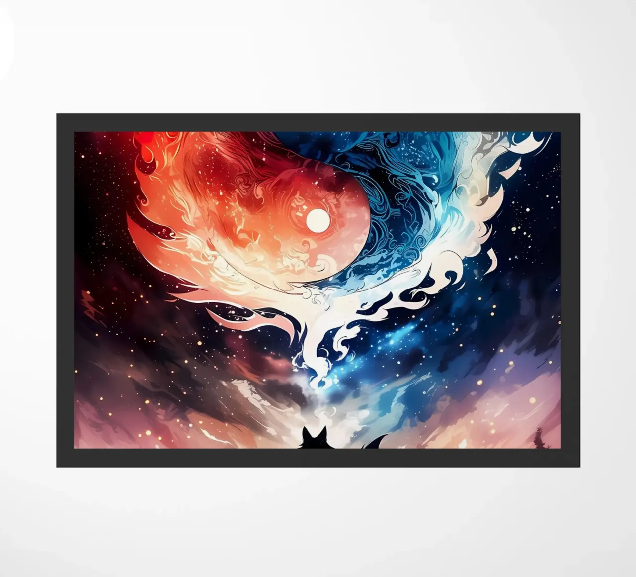 Wolf Dier deurmat van Pierre Walton