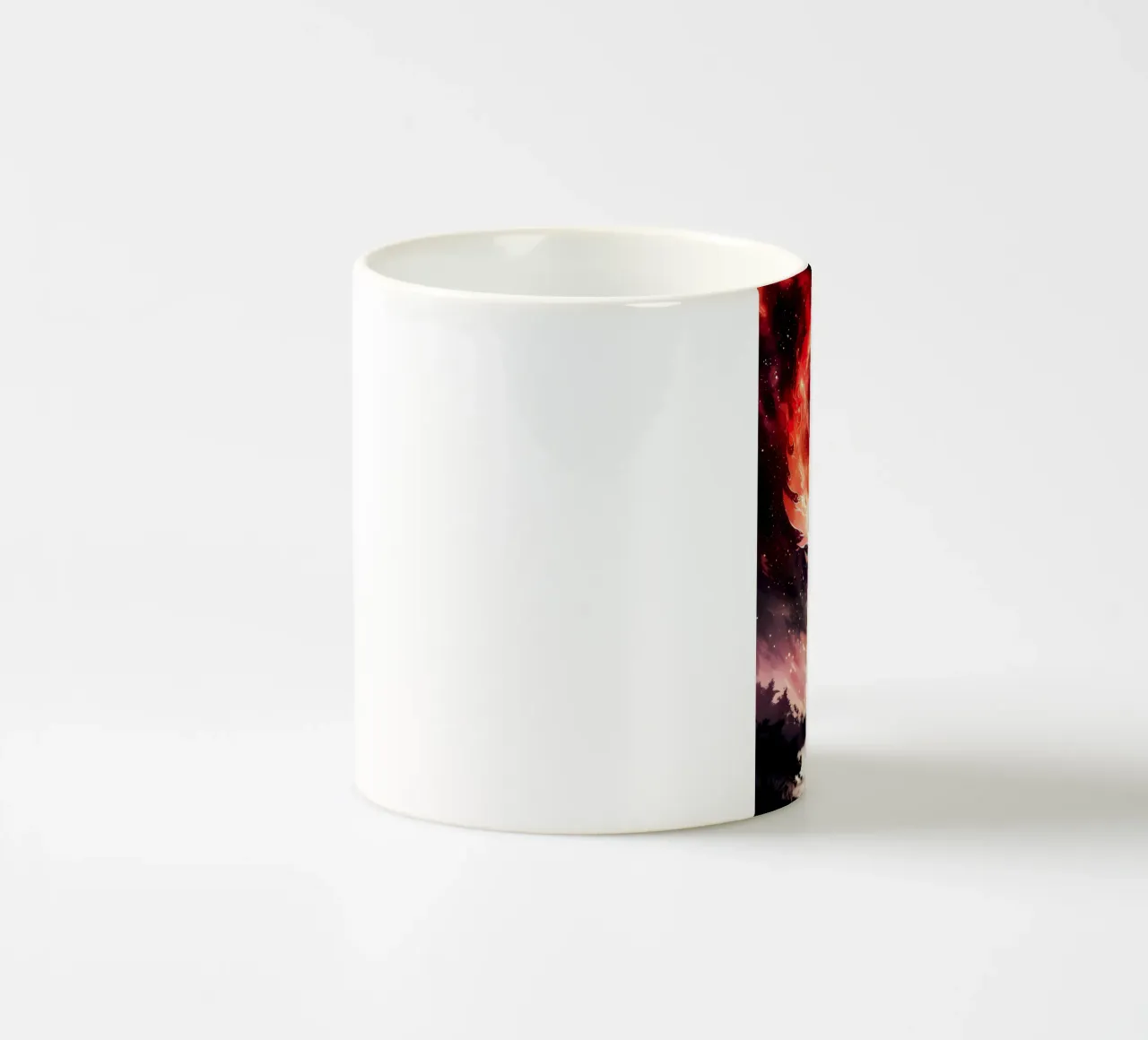 Animale lupo tazza in ceramica da Pierre Walton