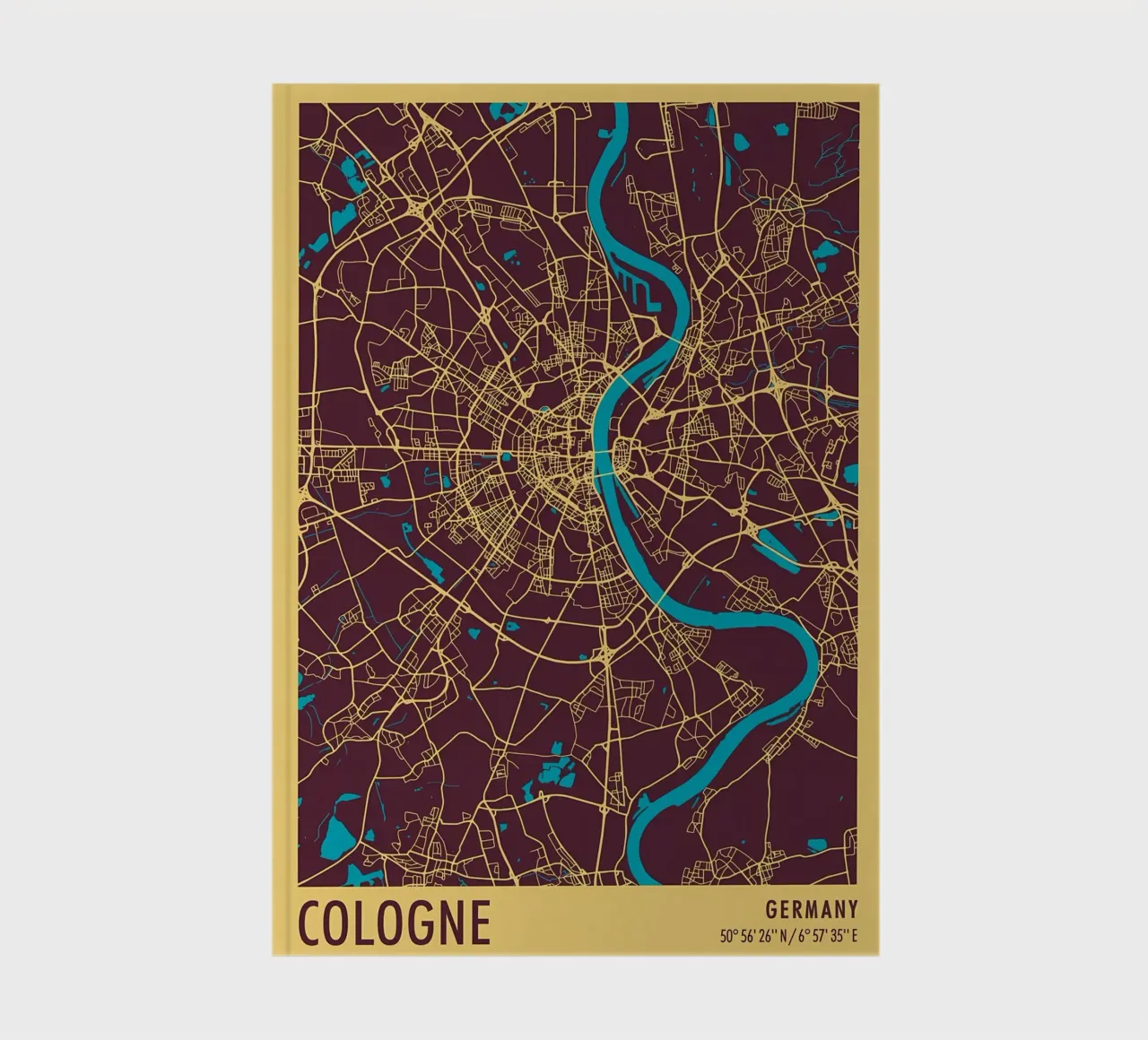 Koln Cologne notebook by Christopher Adams
