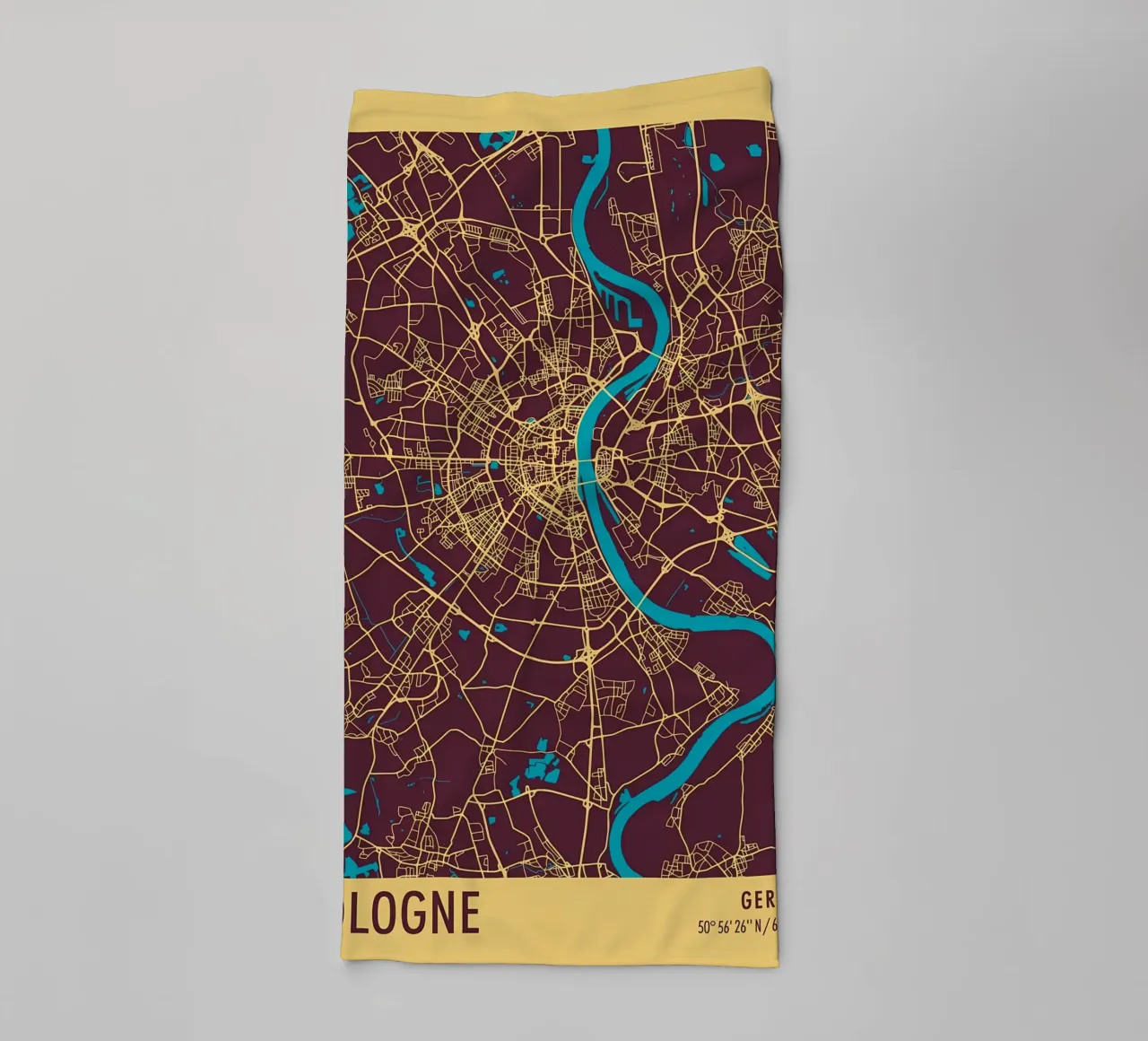 Koln Cologne towel by Christopher Adams